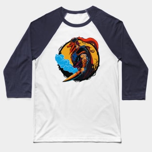 Dragon Slayer, People's Champion - Legendary Hero | Dungeons & Dragons Tabletop inspired High Fantasy Art of a Powerful Warrior Baseball T-Shirt